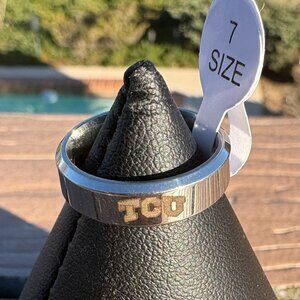 Texas Christian University TCU Women's Stainless Steel Ring 6mm